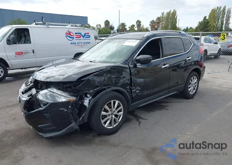 2017 Nissan Rogue Sv z USA, uszkodzony, nr VIN KNMAT2MT4HP530521